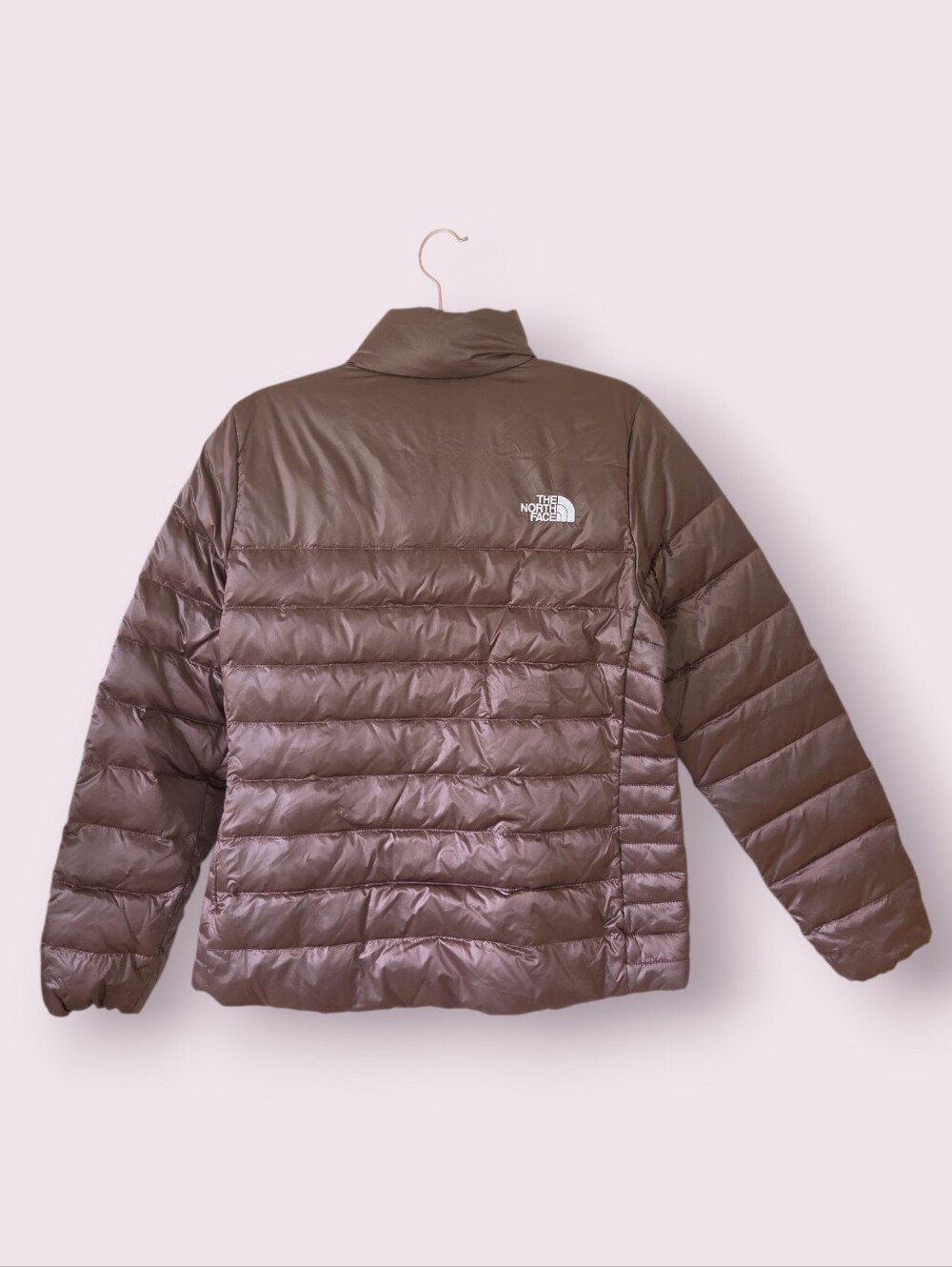 The North Face Aconcagua‎ Pink Clay 550 Down Puffer Jacket Size L - Picture 12 of 12